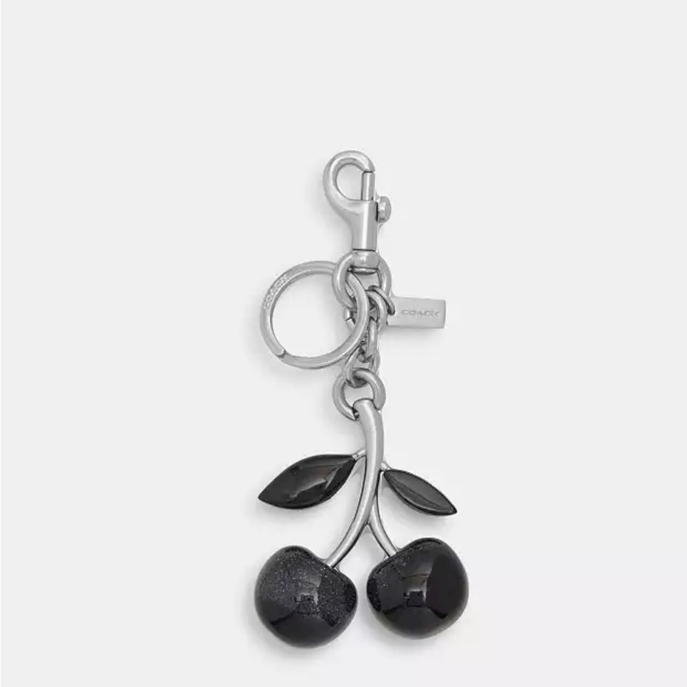 NWT Coach Signature Cherry Bag Charm with a dust bag 88547